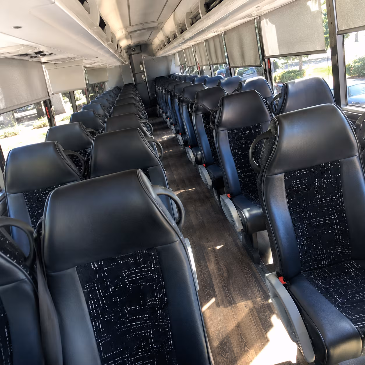 simi valley charter bus services interior